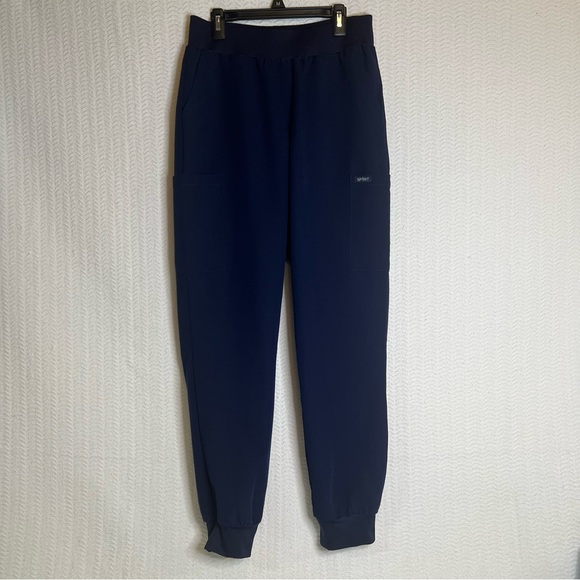 spirit scrubs / navy blue joggers size small - Picture 3 of 11